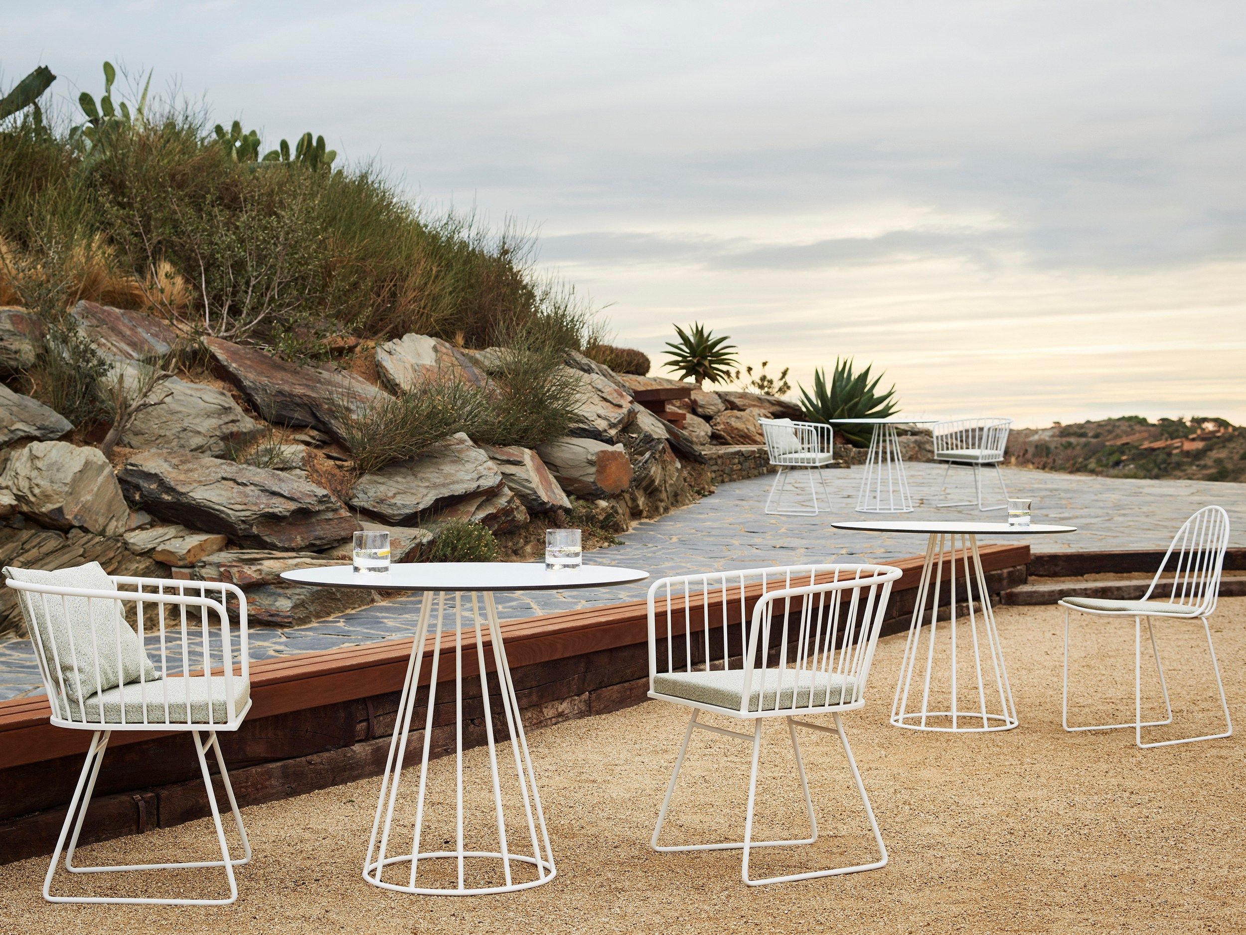 Алюминиевый стул с подлокотниками Bivaq Illa ARCH-00092820 - Вид №4