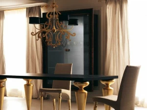 CorteZari Витрина из лакированной древесины Zoe white 581