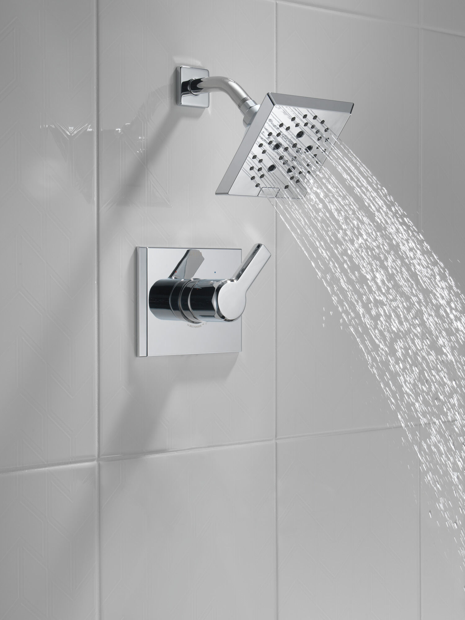 T14299 Накладка для душа Monitor® 14 серии H2Okinetic® Delta Faucet Pivotal Хром  - Вид №3