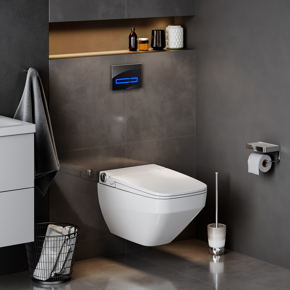 CCC50A1700SC Inspire V2.0 подвесной унитаз с интегрированным электронным биде TouchReel AM.PM Inspire 2.0 