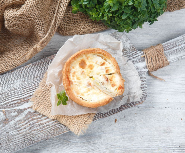 2957 Киш с курицей и луком-пореем Вкусляндия 