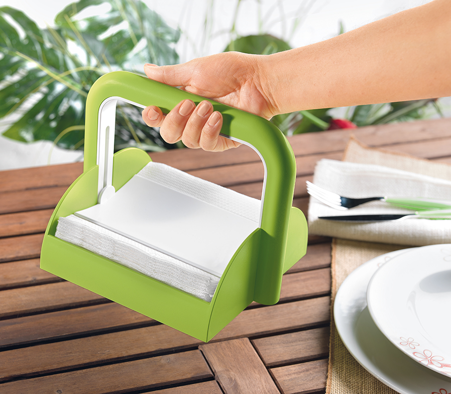 07005584 Держатель для бумажных салфеток forme casa зеленый Guzzini  - Вид №1