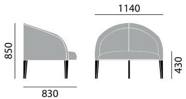 Brunner Кожаное кресло с подлокотниками Cellular Ce-0100 - Вид №3