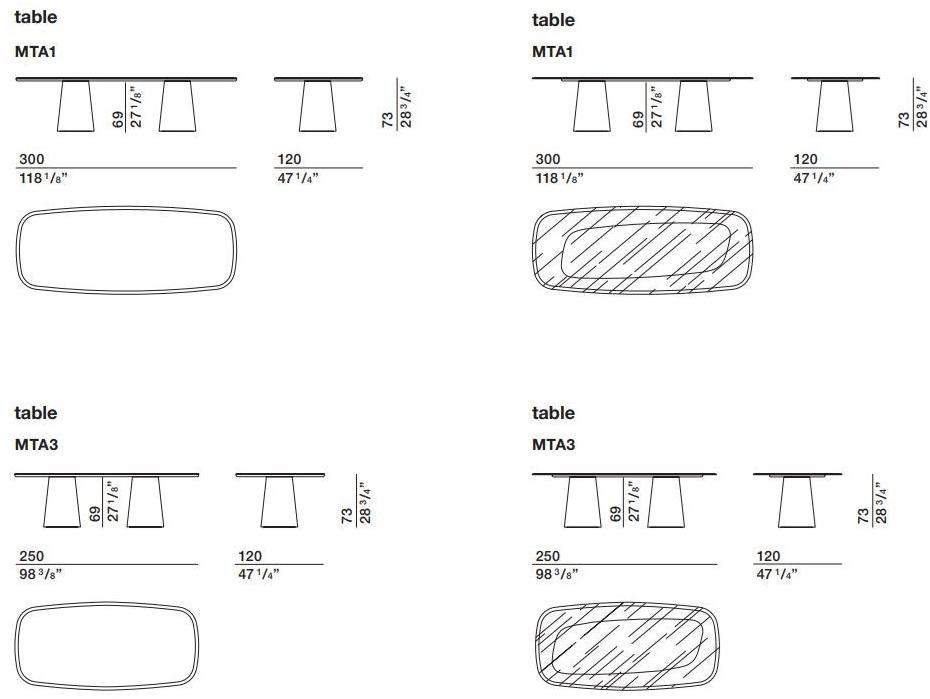 Molteni & C. Прямоугольный стеклянный стол для гостиной Mayfair sun-id-1497564 - Вид №3