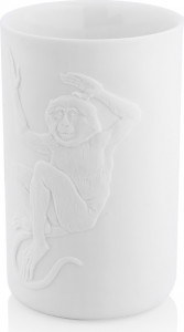 10578196 Furstenberg Чашка-бокал для горячих напитков Furstenberg "Обезьяна"(белая) Фарфор