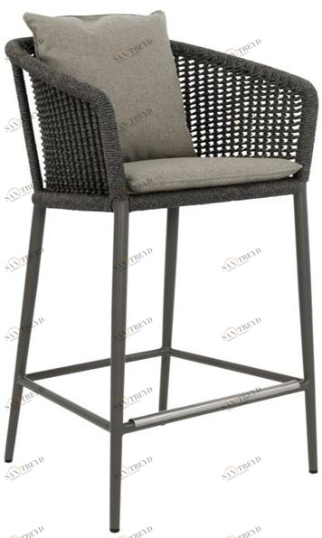 JANUS et Cie Морская веревка и алюминиевый табурет с подлокотниками Knot sun-id-1377427