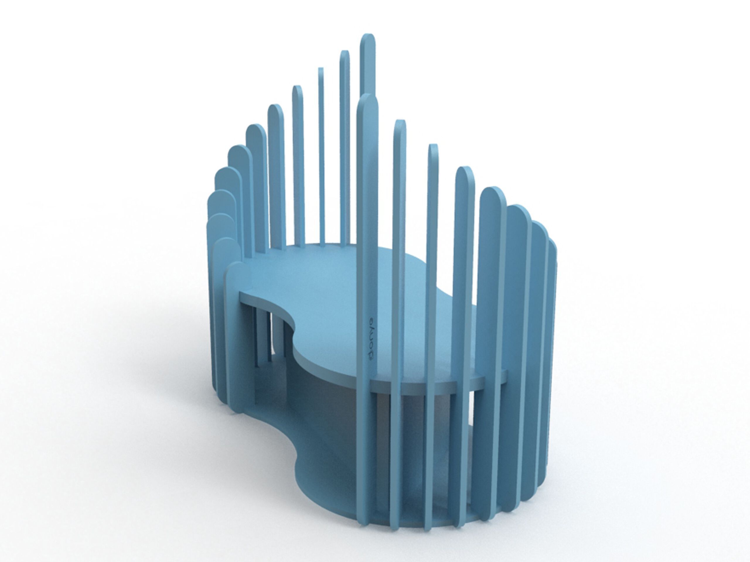 Изогнутая скамейка из полиэтилена Donye INFINITE ARCH-00030791 - Вид №5