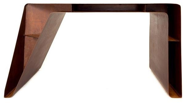 TrackDesign Прямоугольный стол из стали Corten ™ Tape Tt2848000 - Вид №2