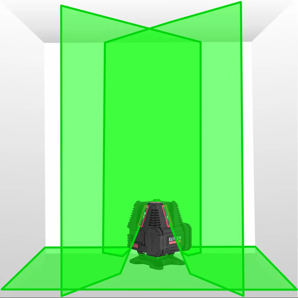 Нивелир лазерный Elitech HD LN 8D зеленый луч, 20 м STLM-2041586 - Вид №2