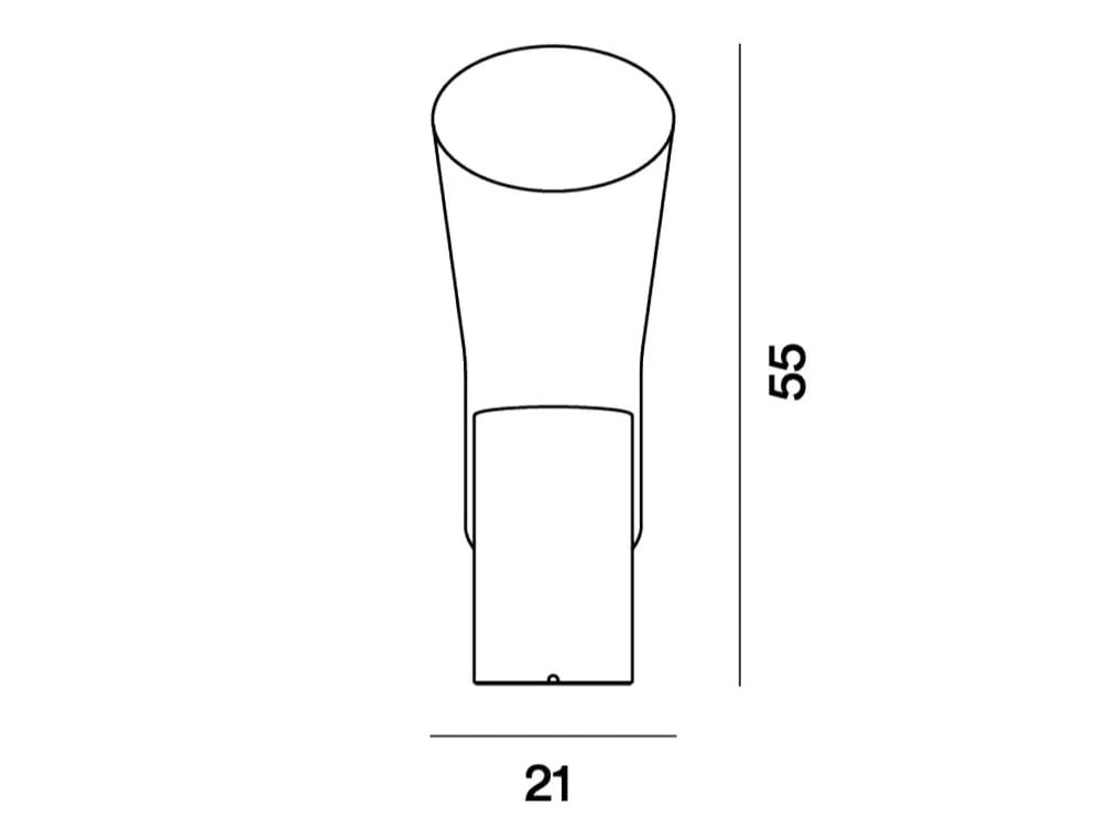 Настольная лампа из дутого стекла и мрамора Nero Marquina Foscarini Нил ARCH-00136312 - Вид №3