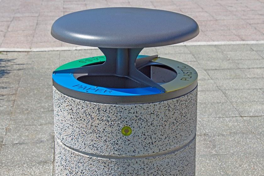 ENCHO ENCHEV - ETE Бетонный мусорный бак для раздельного сбора мусора  249r  - Вид №2