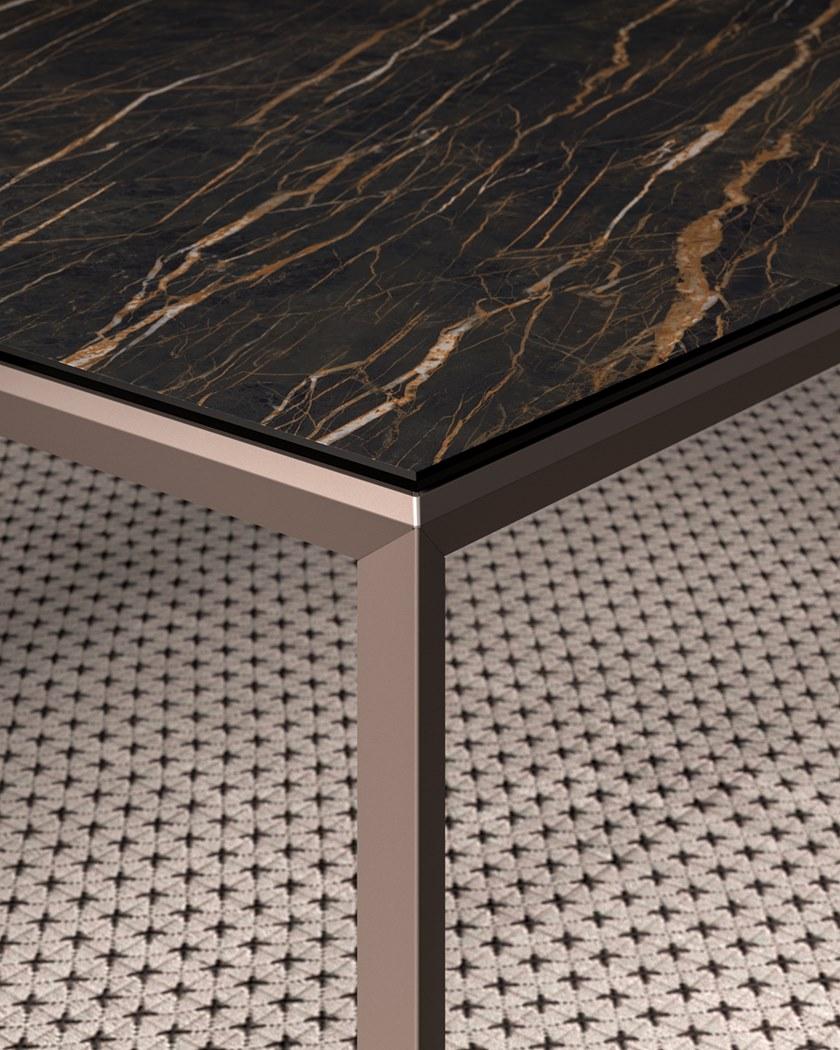 Ozzio Italia Раздвижной стол из алюминия и стекла  T200  - Вид №4