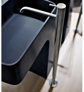 Antonio Lupi Design Смеситель для раковины напольный однорычажный из нержавеющей стали Ayati