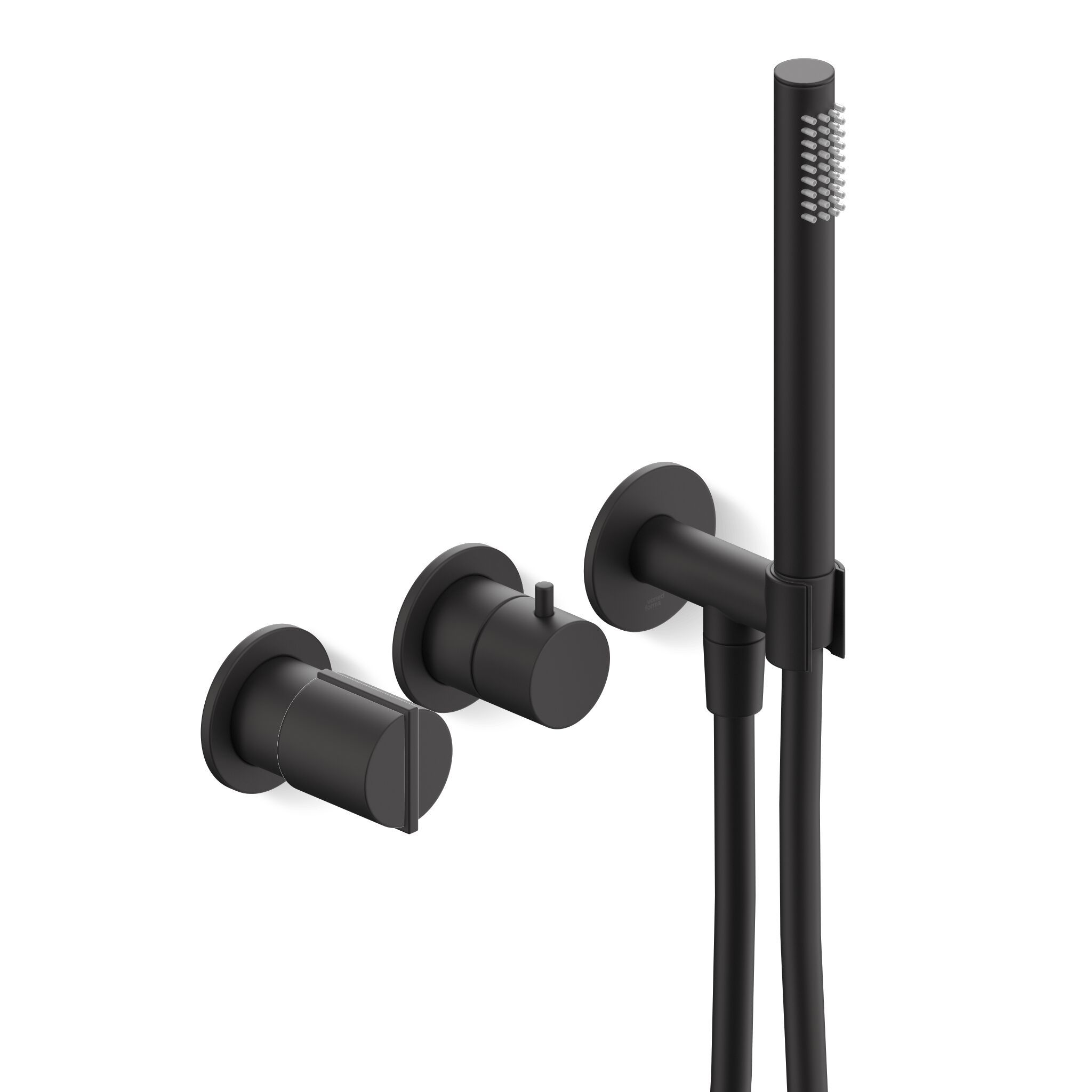 Смеситель для душа с 3 отверстиями и ручным душем Varied Forms Macaron ARCH-00008180 - Вид №3