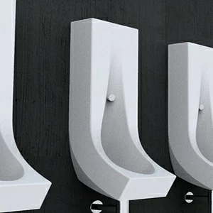 DR01 Настенный писсуар, уринал с мушкой Ceramica Hidra Drop