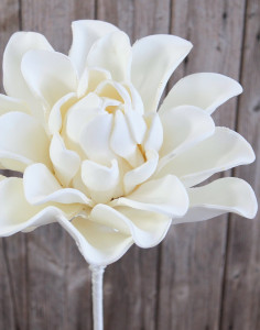 7921 777 a3 Искусственный мягкий цветок 'Blossom', 95 см, белый H-andreas