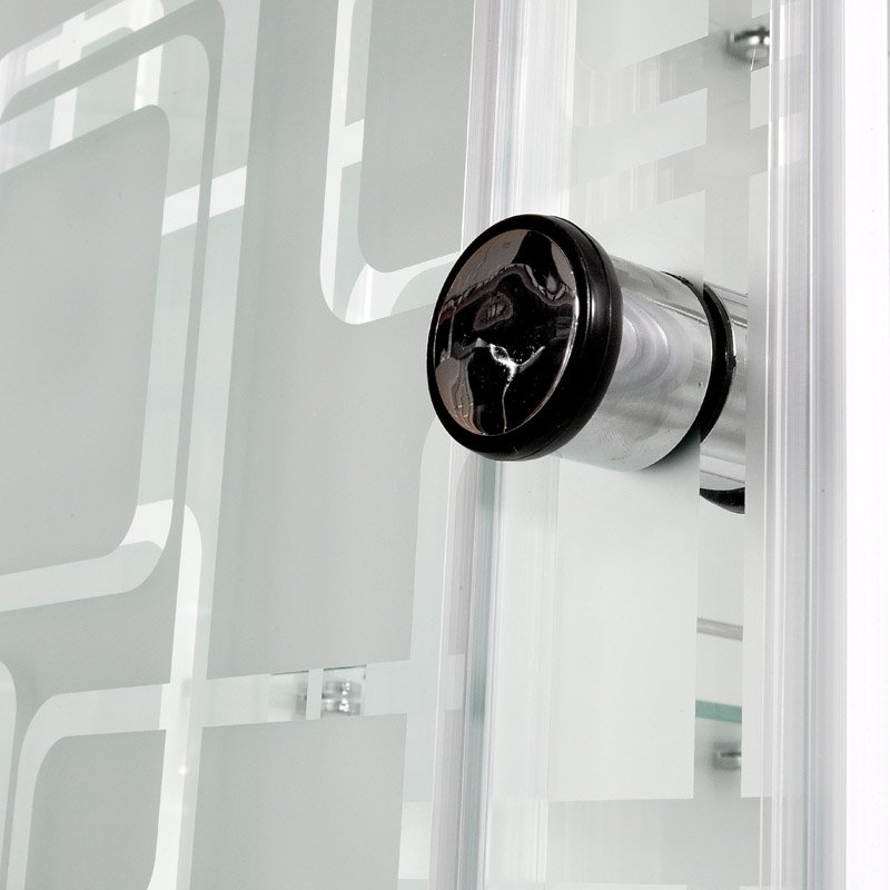 Душевое ограждение С 09 Душевое ограждение DETO Серия С ЕМ2712 L  N с гидромассажем (гм.) - Вид №3