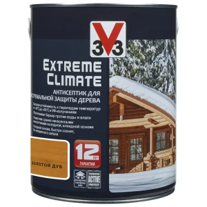 98294430 Антисептик акриловый для дерева V33 EXTREME CLIMATE полуглянец золотой дуб 2.5 л STLM-1381157