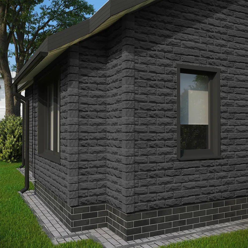 Угол наружный для фасадных панелей Docke Dacha Доломит цвет серый 87480834 STLM-2173514 DÖCKE  - Вид №3