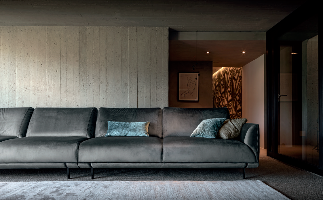 Диван ASSAGO NICOLINE SALOTTI 3002 + 3001  - Вид №1