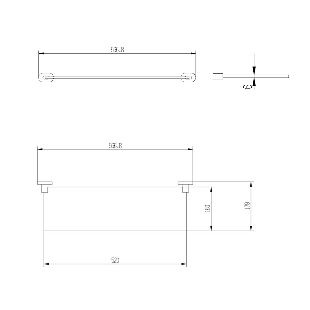 Полка Raiber R50113 стеклянная R50113 Santreyd  - Вид №2