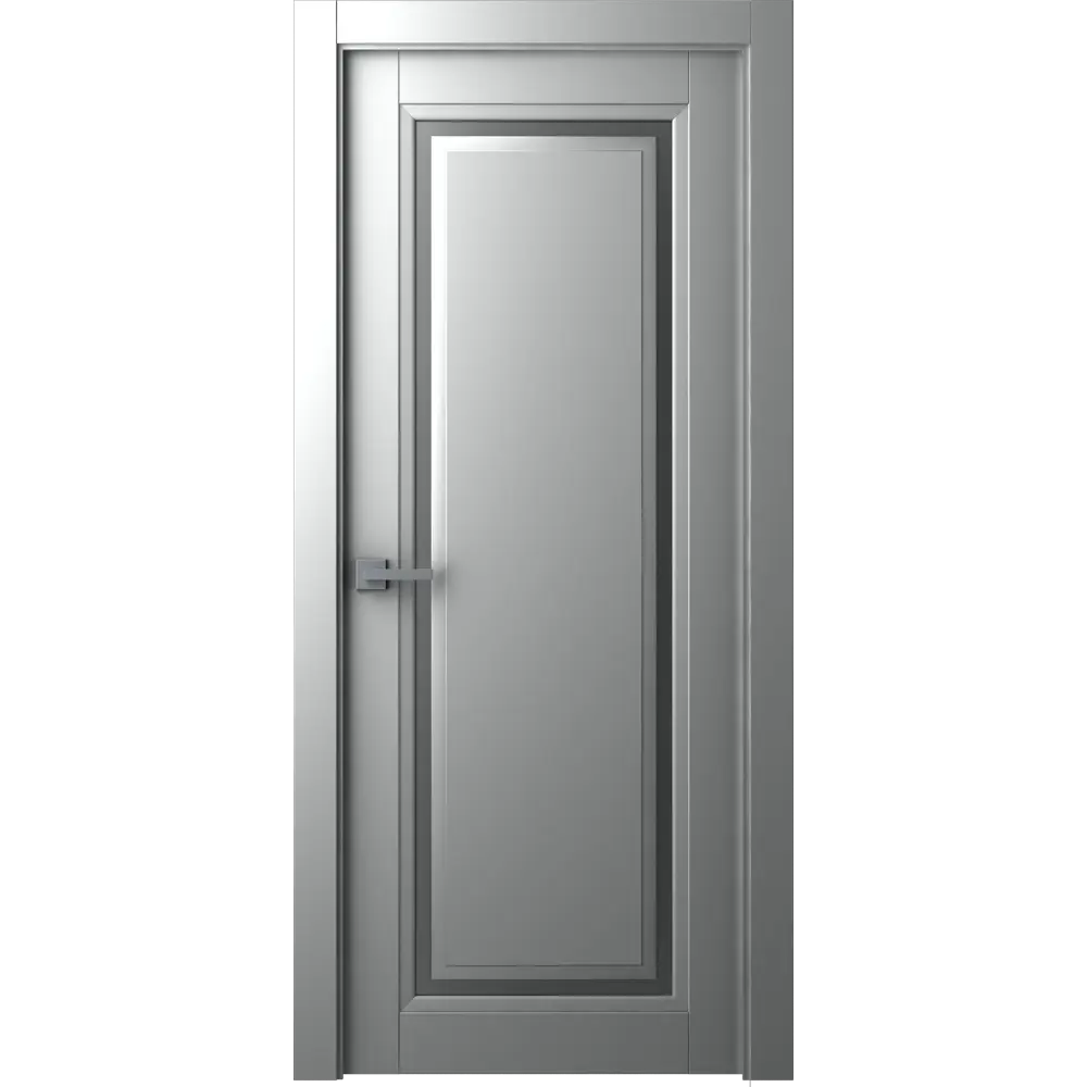 Дверь межкомнатная глухая Аурум 1 эмаль серый 2000x600 мм BELWOODDOORS STLM-2044726