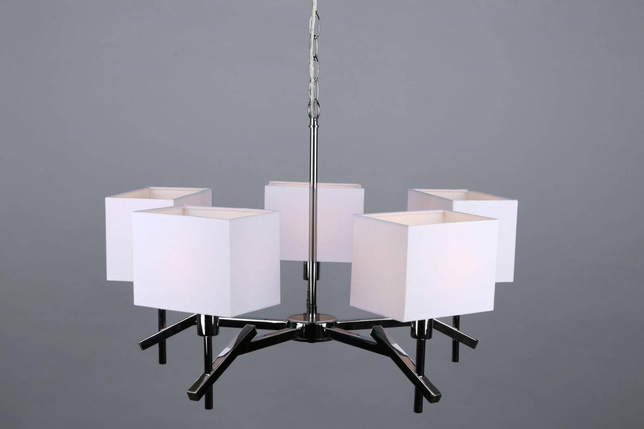 Подвесная люстра Omnilux OML-61803-05 OMNILUX ДИЗАЙНЕРСКИЕ 185648 Белый  - Вид №3