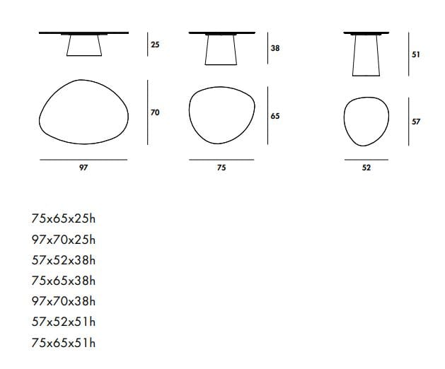 Набор журнальных столиков Sovet Italia ARCH-00081137 - Вид №4
