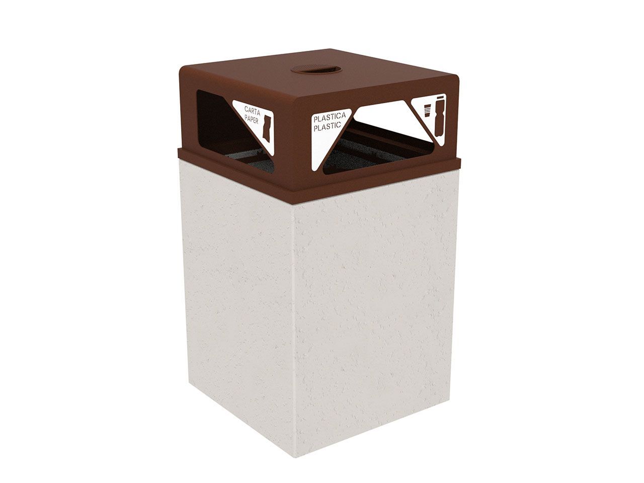 Бетонные стойки для мусора для утилизации отходов Lazzari ARES ARCH-00060342 - Вид №5