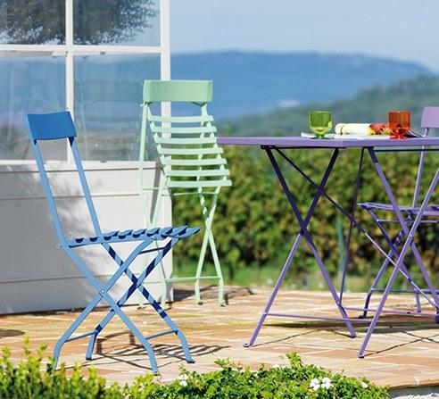 Vermobil Складной металлический садовый стул Step St105 - Вид №5