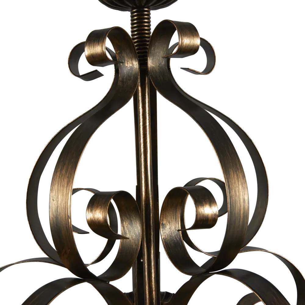 Люстра подвесная Vitaluce Kantri 5 ламп 15м² Е14 цвет черненое золото STLM-2145705 - Вид №6