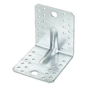 Угол крепежный монтажный усиленный сталь оцинкованная 105x90x2.5x105 мм