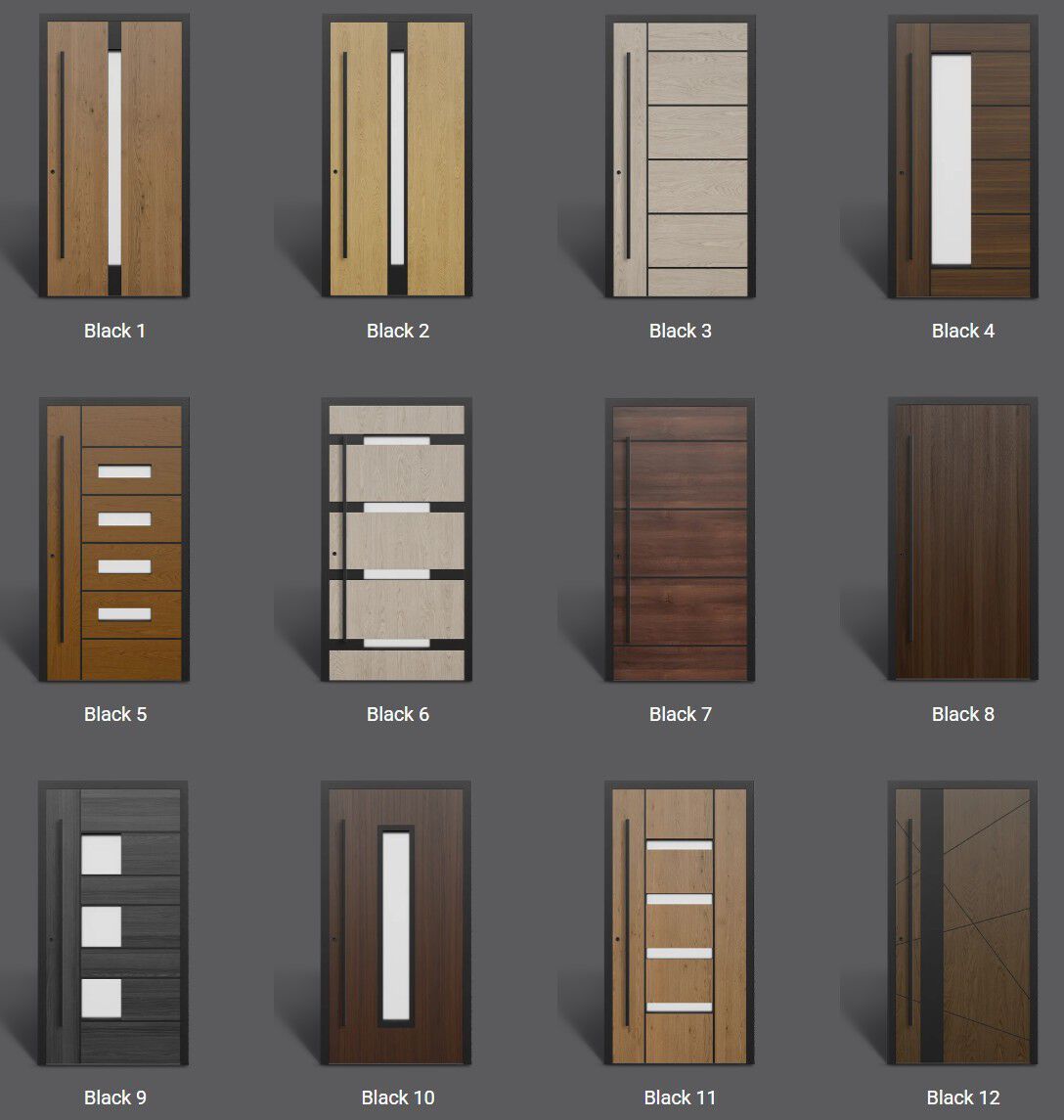 Алюминиевая входная дверь со стеклянными панелями WnD ATRIUM 75 - BLACK DESIGN ARCH-00056473 - Вид №2