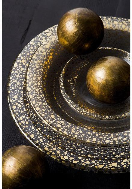 IVV Украшенная стеклянная сервировочная тарелка Sparkling 776.120 - Вид №2