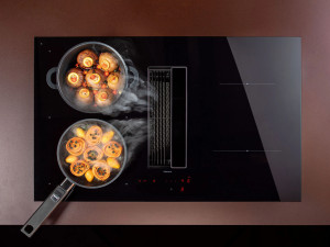 Керамическая плита со встроенной вытяжкой