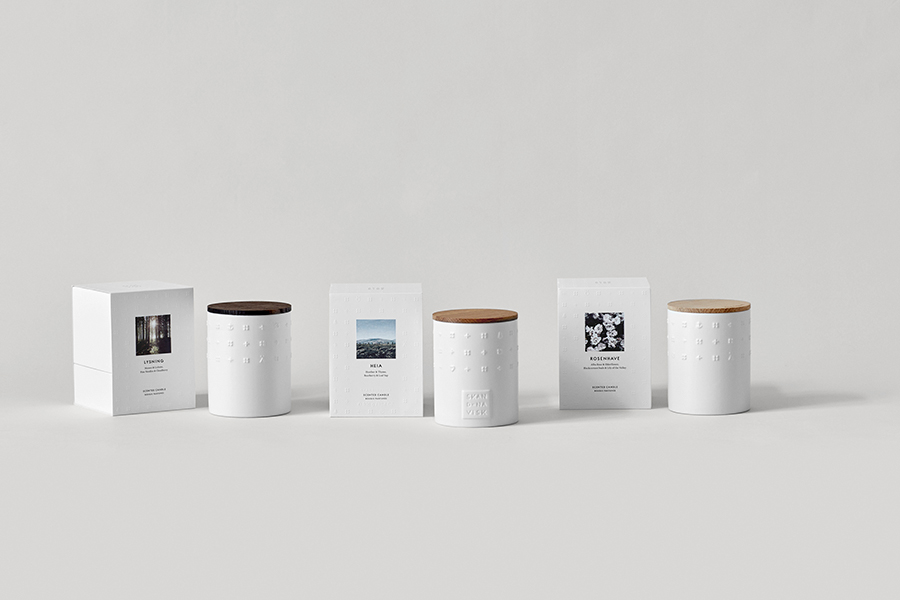 Свеча ароматическая HEIA с крышкой, керамика, 300 г S K A N D I N A V I S K SK1401 - Вид №2