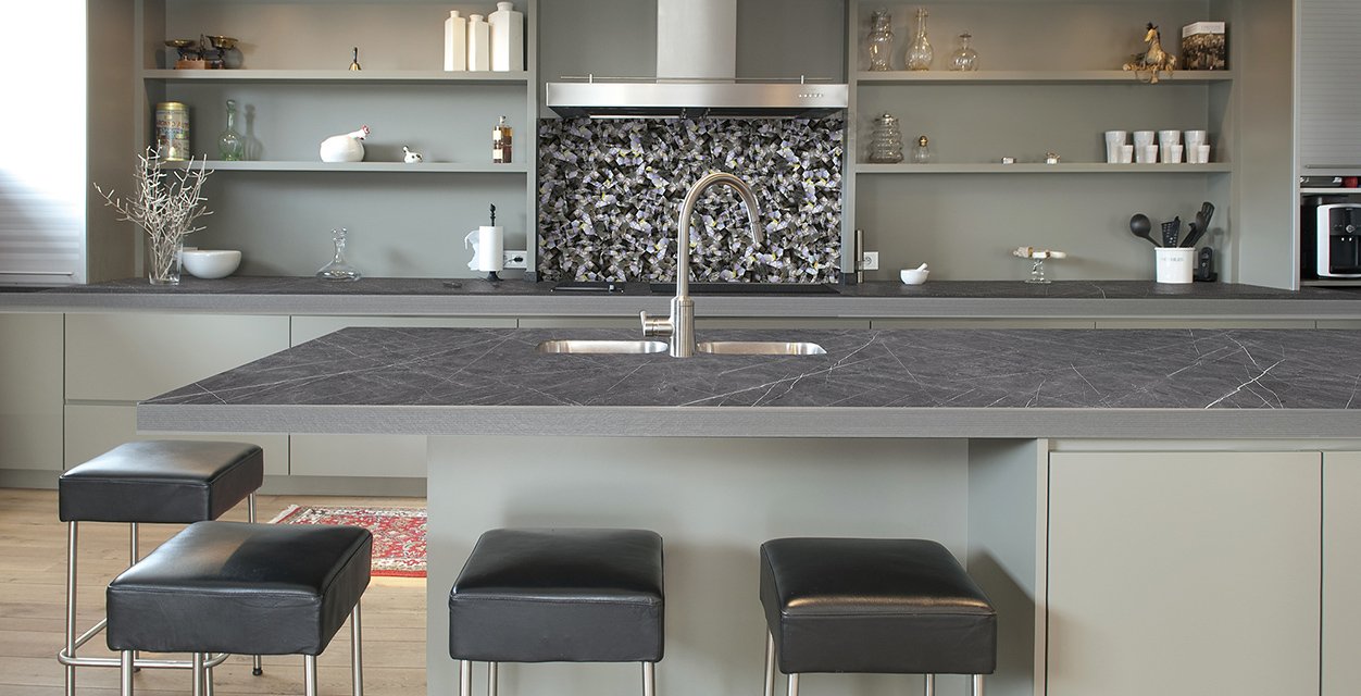 Столешницы для кухни - Пиетра грэй LIGRON LIST376 4060 - Вид №18