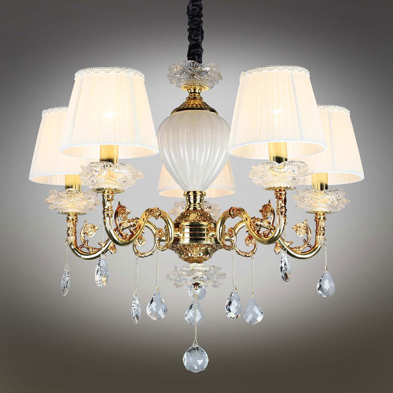 Подвесная люстра Omnilux Mancino OML-55203-05 OMNILUX ДИЗАЙНЕРСКИЕ, MANCINO 187271 Белый  - Вид №3