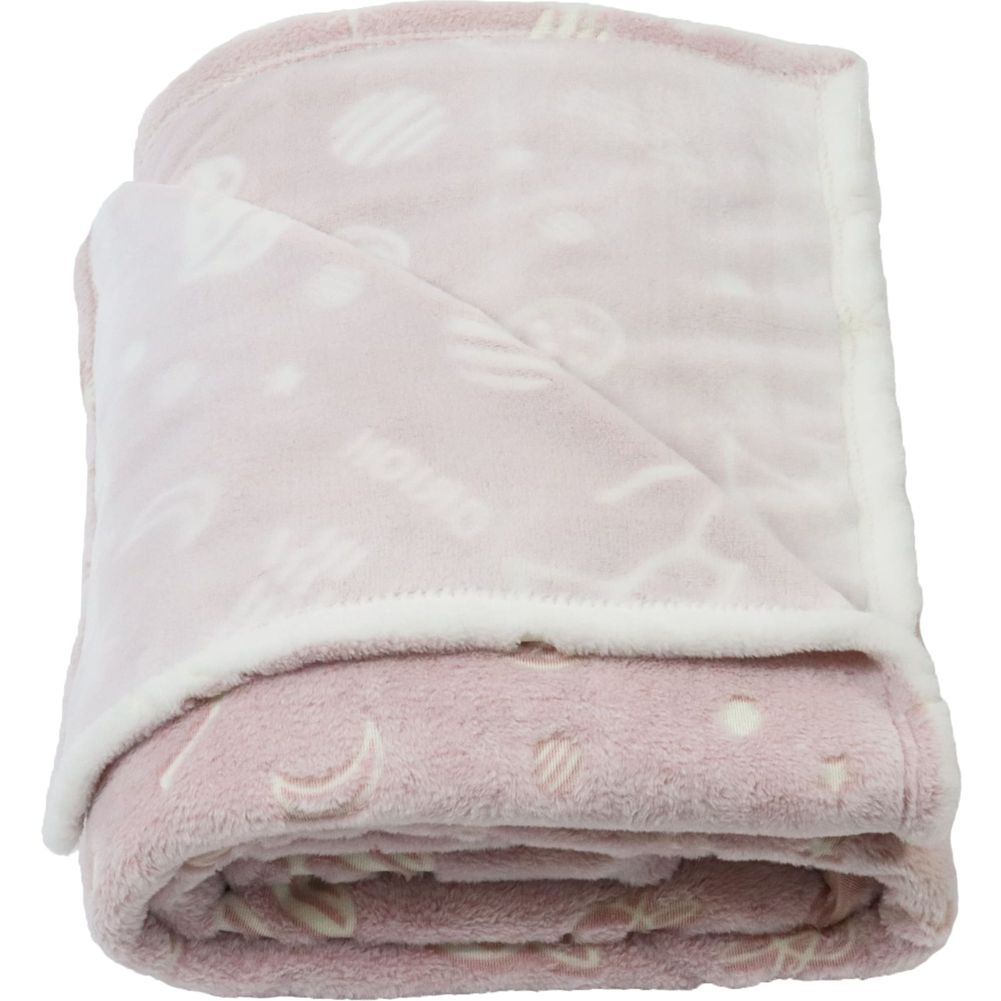 84378941 Плед «» 160x200 см фланель цвет розовый Планеты Santreyd  - Вид №1