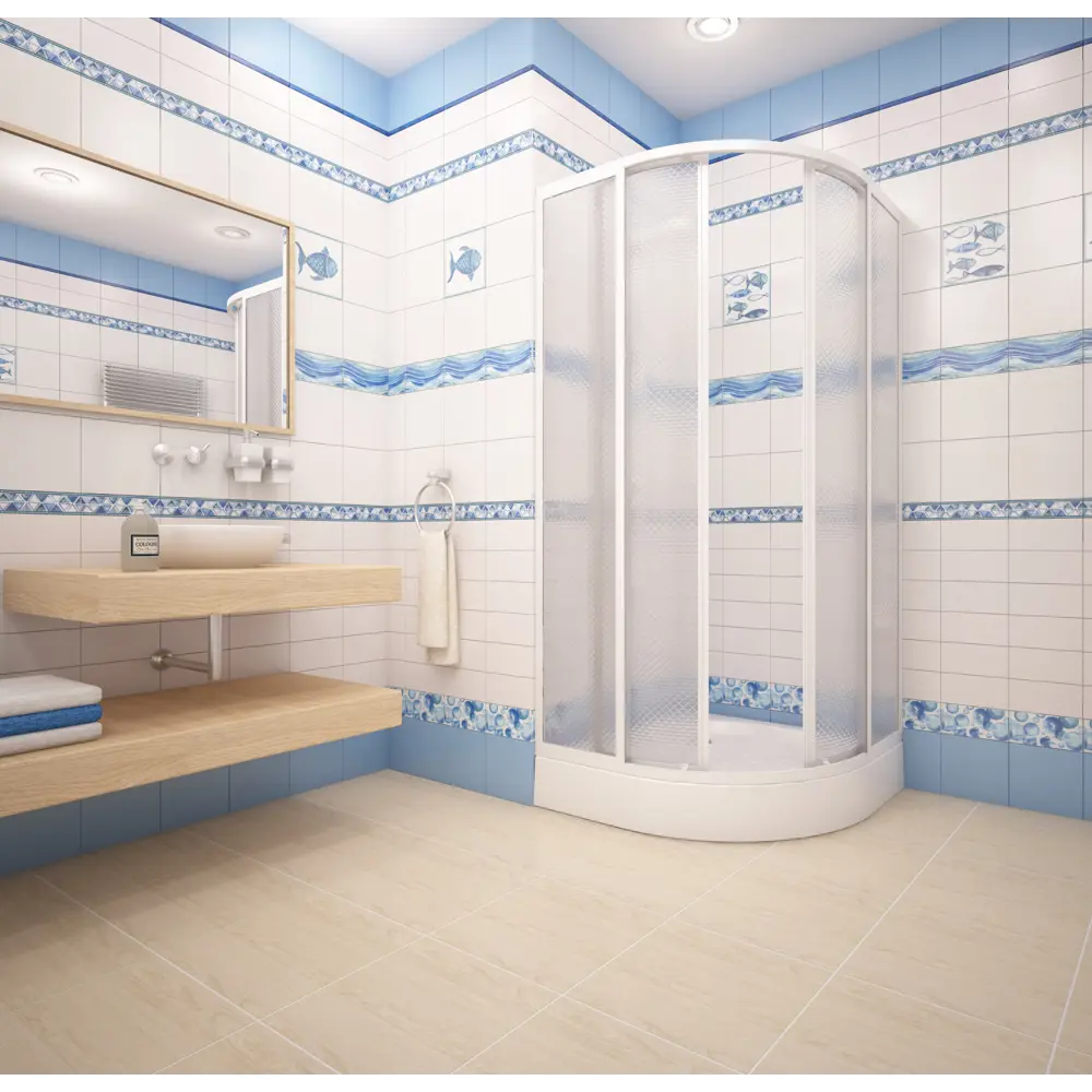 METAKAM Терра - угловая душевая ширма с матовым поликарбонатом 14255514 STLM-0004651