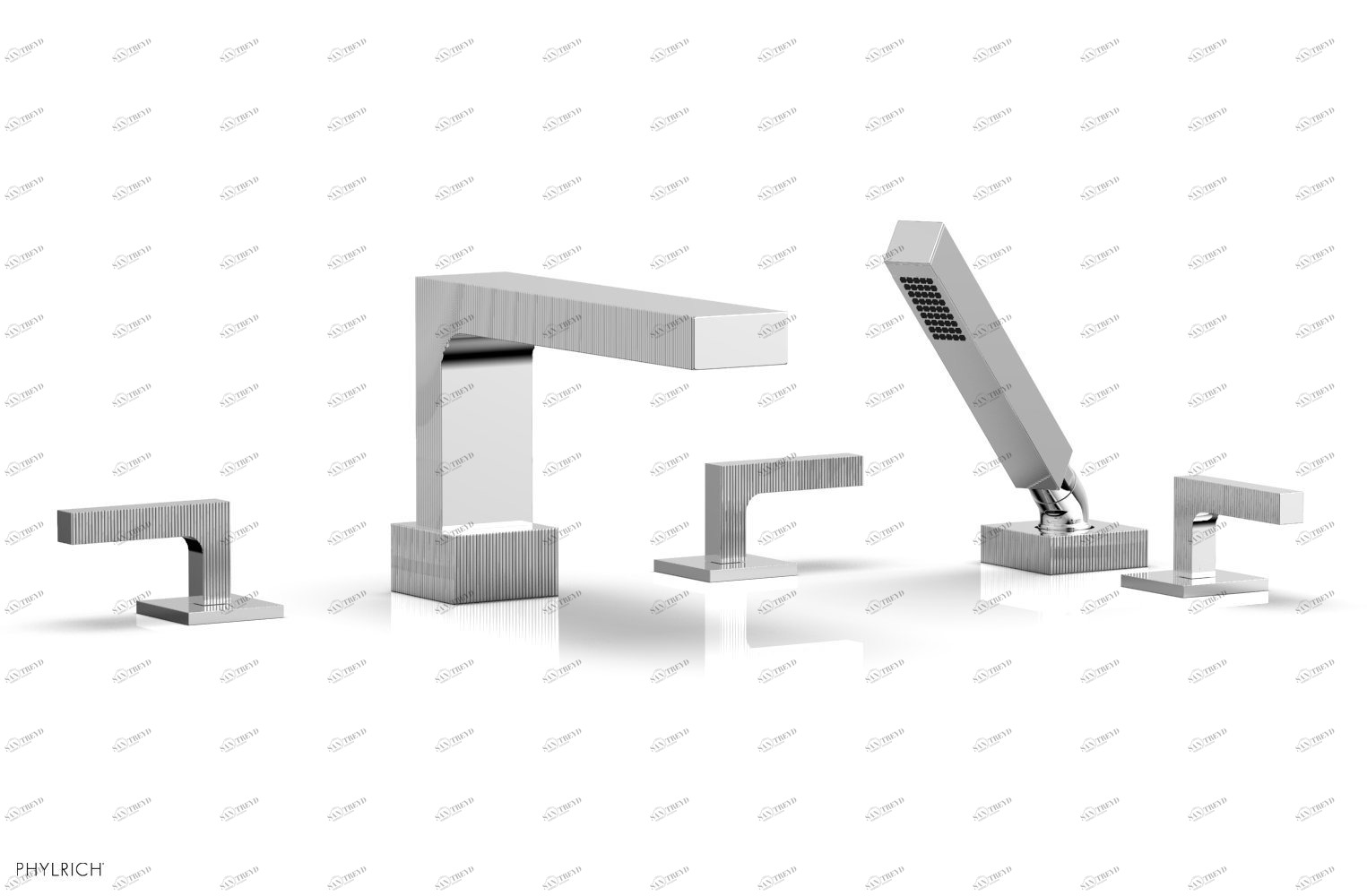 Смеситель для ванны STRIA Phylrich  291-49-026 Хромированный 