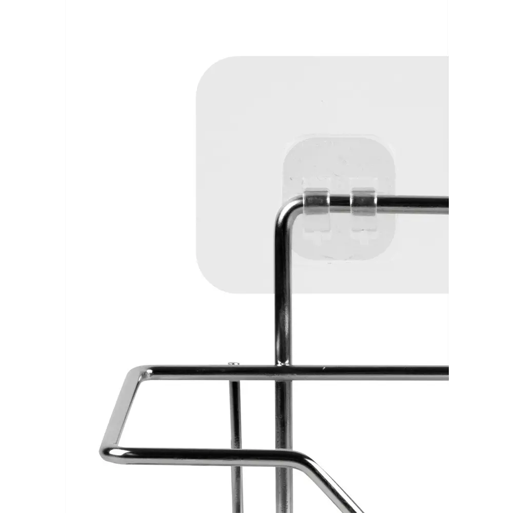 Полка для ванной Delphinium 11x22 см металл цвет хром Стандарт STLM-2149055 - Вид №1