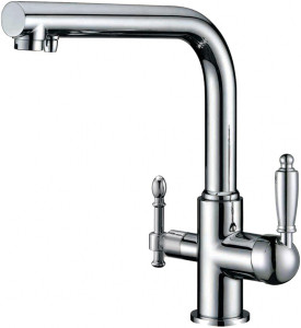 Смеситель ZorG Clean Water ZR 313 YF-33 для кухонной мойки, хром
