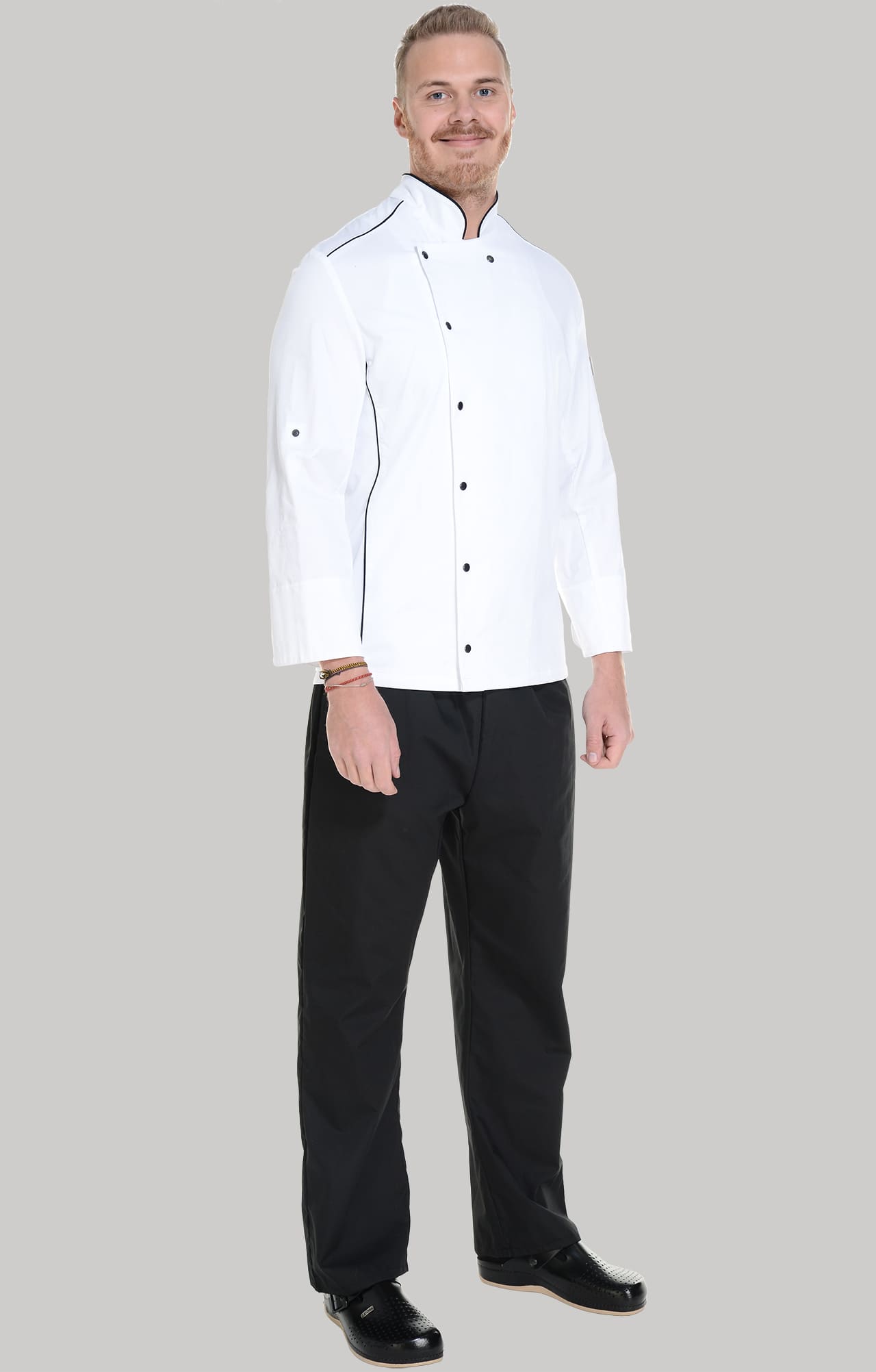 62617 Китель поварской white RICON  Одежда для поваров  размер 54 (XXL)  - Вид №7