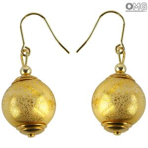 4666 ORIGINALMURANOGLASS Серьги Пенелопа - муранское стекло OMG 1 см