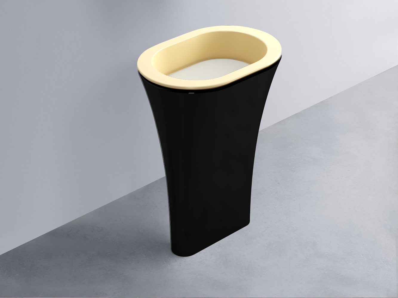 AMLA65-CN+AMPILO-TL+AMCOLO-N Раковина Amedeo Ovale отдельностоящая cielo Enjoy + Amedeo Ceramica Cielo