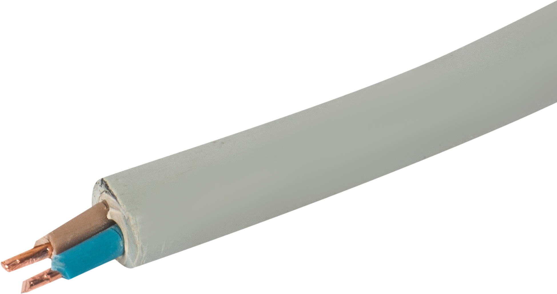 82259065 Кабель NYM 2x2.5 мм 10 м ГОСТ цвет серый STLM-0023394 АЛЬФАКАБЕЛЬ