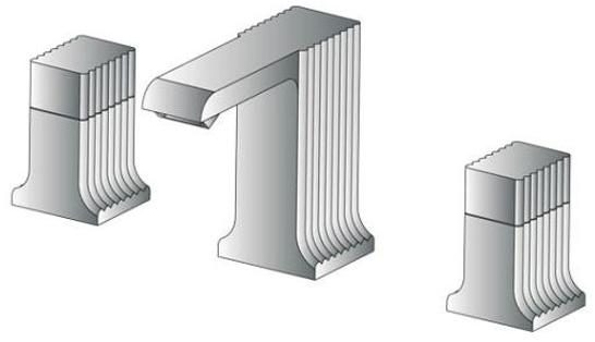 RUBINETTERIE STELLA Смеситель для раковины на 3 отверстия Casanova sun-id-1455923 - Вид №2
