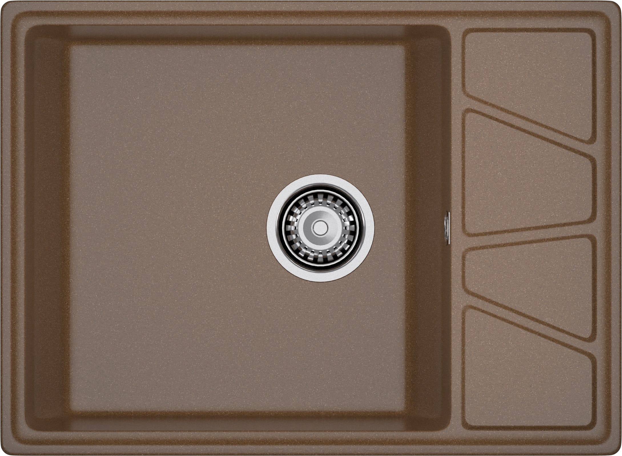 Кухонная мойка Искусственный камень VERTEX S186 GranFest V-680L-S186