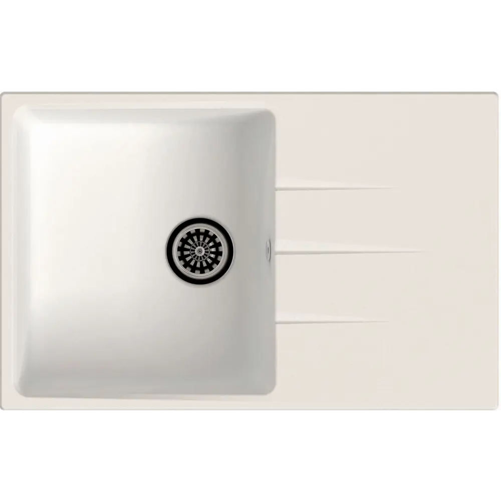 Кухонная мойка Delinia LM1 с крылом 50×78 см в цвете Арктик 82564678 Мойка врезная STLM-0030153 - Вид №5